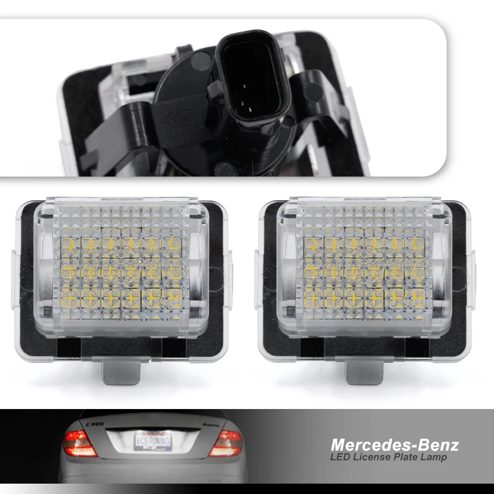 Светодиодный светильник Ной знак для Mercedes Benz W204 2D 4D 5D W212 W216 W221 CLA W231 W166 R173 2 шт.|c200