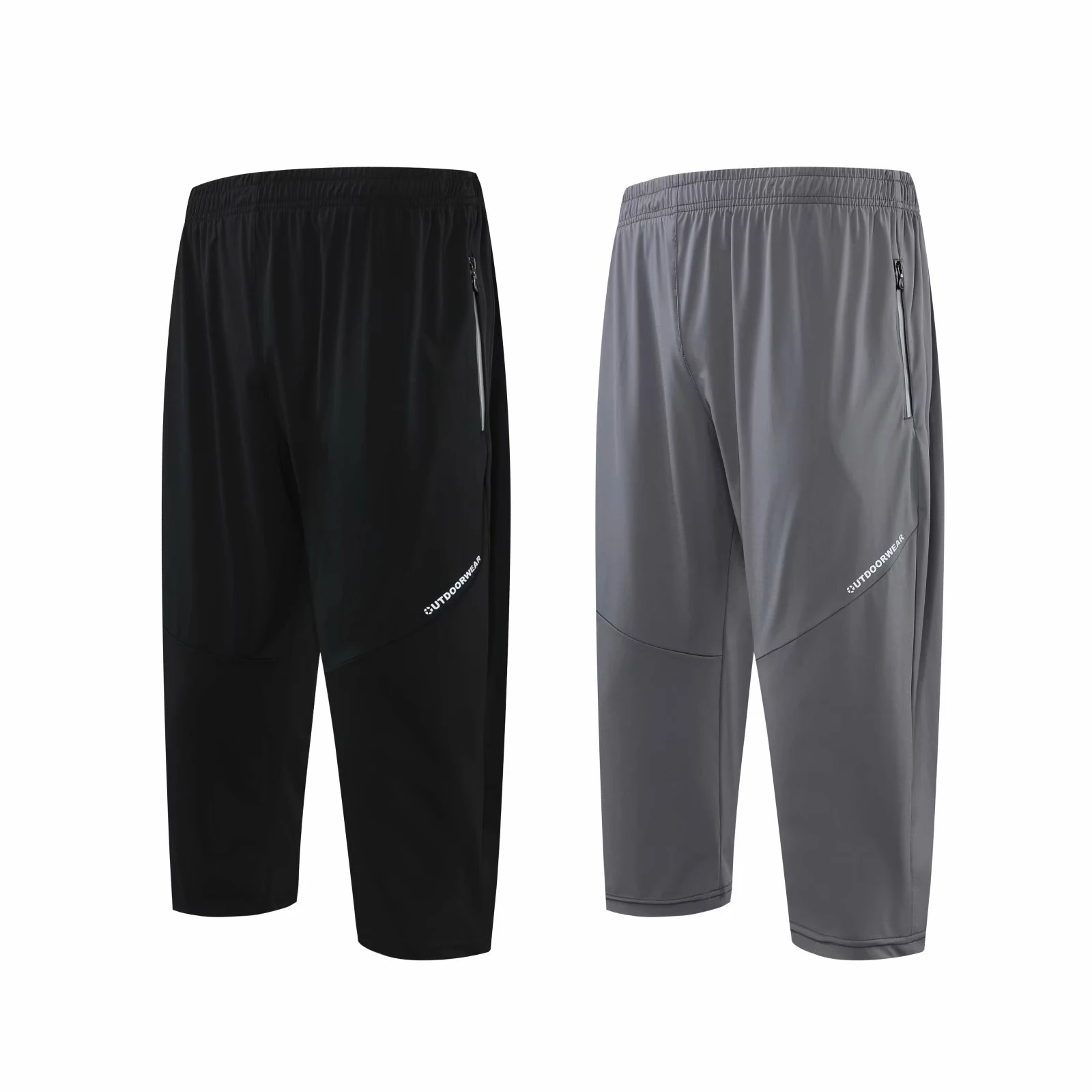 

New men's shorts running pants fast dry training jogging Capris with pocket personalized comfortable leisure woven shorts