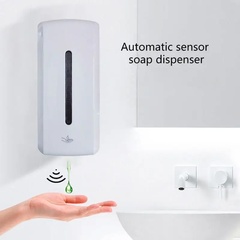 

850ml Wall Mounted Smart Automatic Touchless Infrared Soap Gel Dispenser Washing Shower Lotion Shampoo Liquid Foam Box for X37B