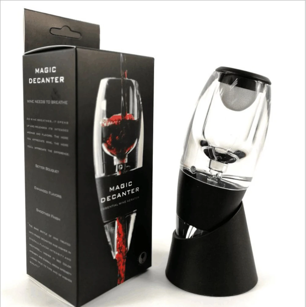 

Magic Decanter Red Wine Aerator Pourer Sediment Filter Better Tasting Wine
