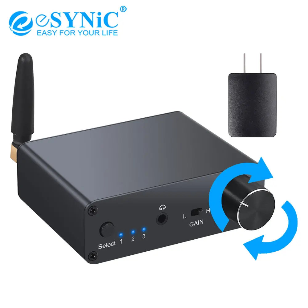 Bluetooth ЦАП eSYNiC 192 кГц с усилителем для наушников поддержка ресивера V5.0|Кабели VGA| |