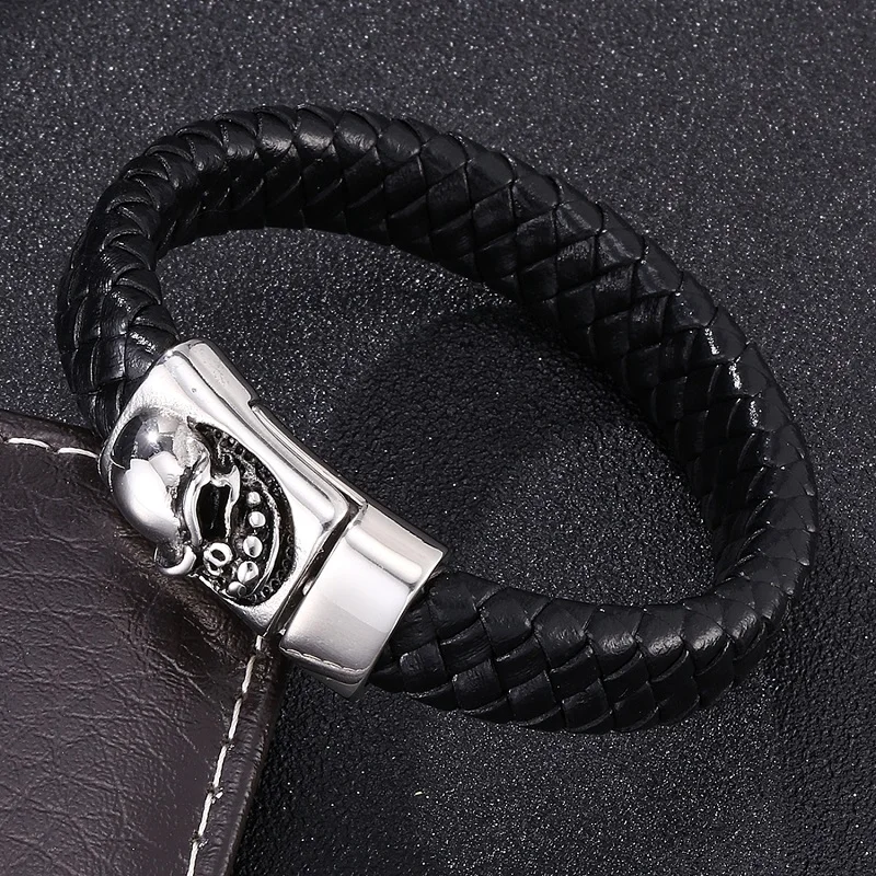 Мужские браслеты с магнитной пряжкой из нержавеющей стали|Браслеты шармами| |