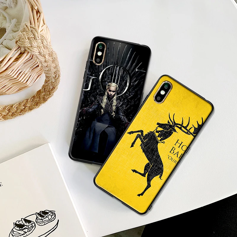 3D Game of Throness чехол для телефона Xiaomi Mi6 Mi9 8 Lite SE макс 3 9E 5X 6X F1 A1 A2 6 Чехол из силикона и