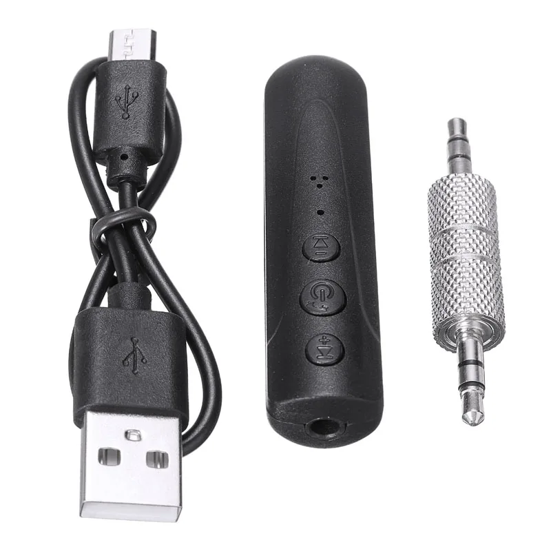 

Wireless Car Stereos Speaker Adapter Mini Kit Hands Free 3.5mm Jack AUX Audio Receiver for iPhone Android Phone