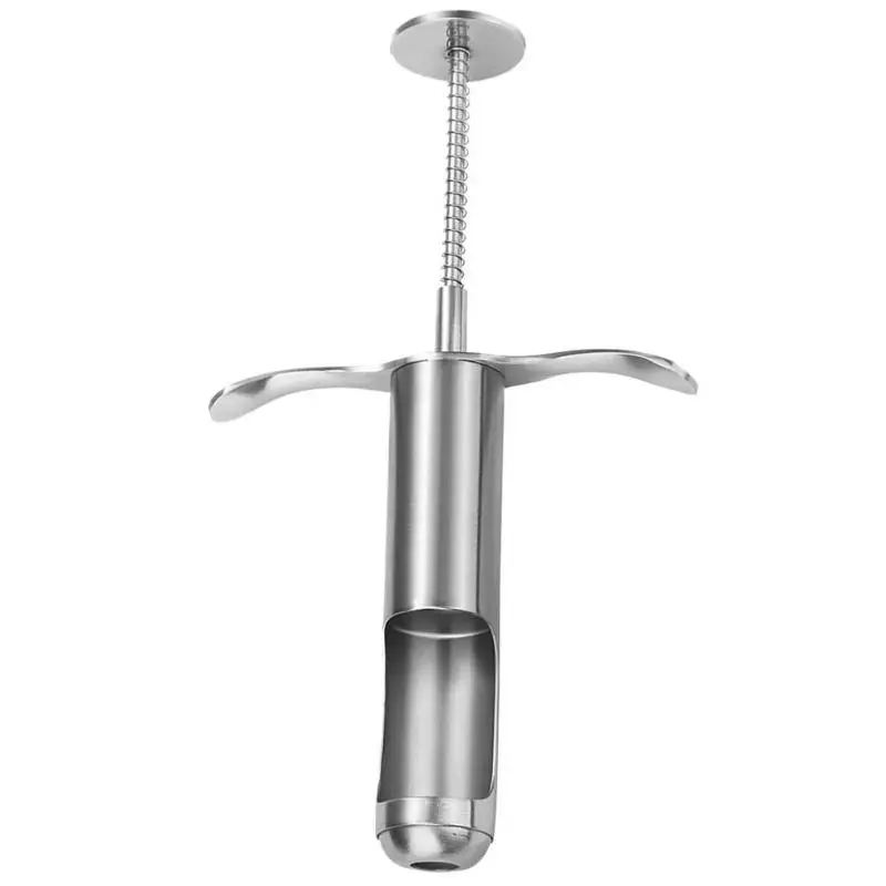 В форме шприца корер из нержавеющей стали прочный Вишневый Питтер красный Jujube