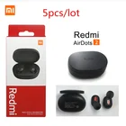 TWS-наушники Xiaomi Airdots 2, 5 шт.лот, беспроводные, с шумоподавлением, оригинальные игровые стереонаушники Bluetooth 5,0