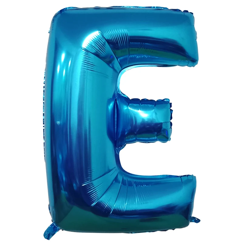 40-дюймовые воздушные шары из синей фольги с буквами Большие Гелиевые товары для