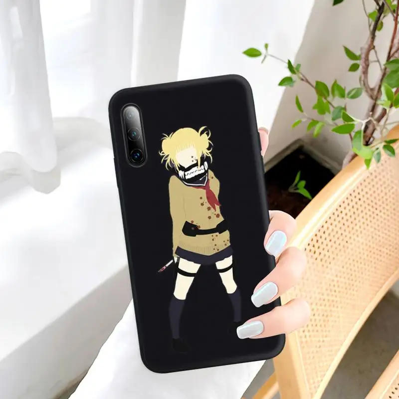 

Trend My Hero Himiko Toga Black Silicone Cell Phone Case For Samsung J4 J6 J5 J7 2016 Note 5 8 9 10 Lite Plus 20 Ultra Cover