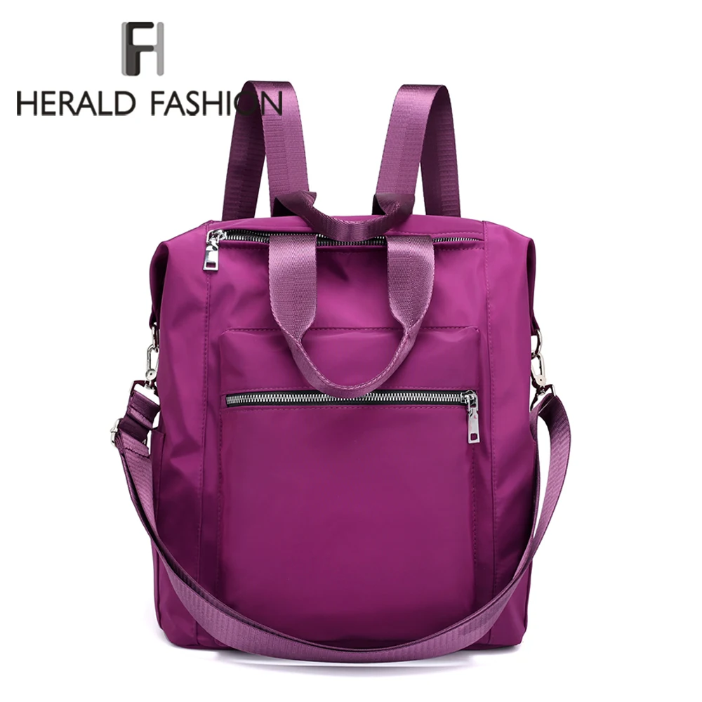 Herald Fashion школьная сумка водонепроницаемый нейлоновый брендовый рюкзак женский