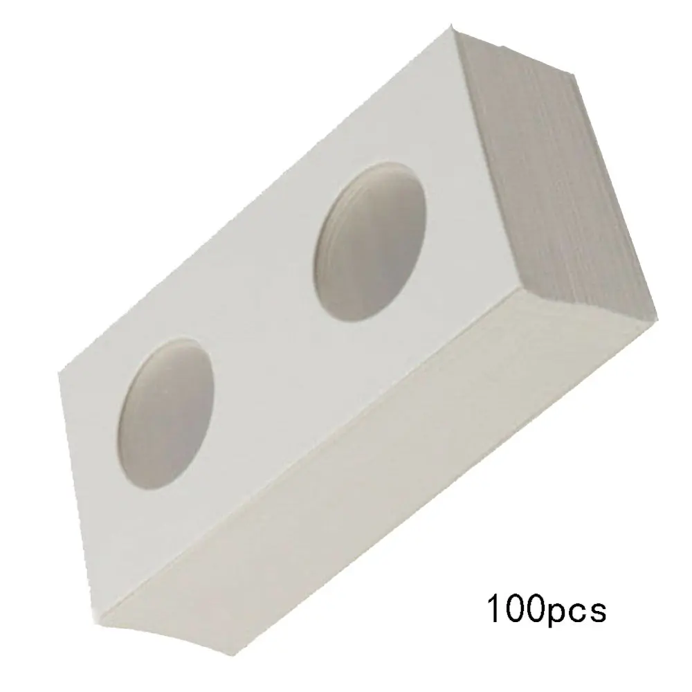 100 шт. квадратные картонные держатели для монет зажим хранения чехол альбом