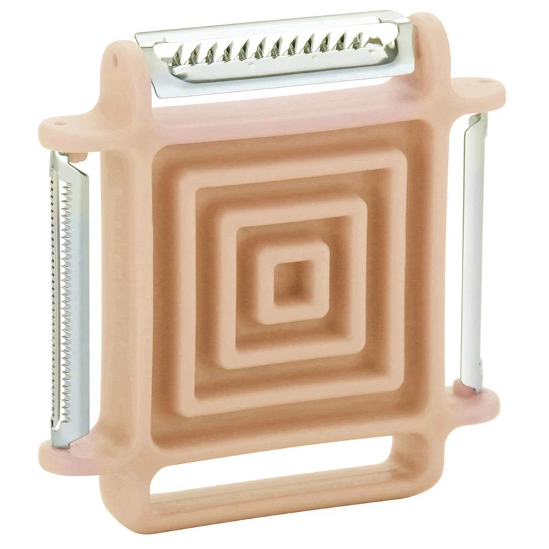 3 в 1 Овощечистка для картофеля томатов морковь кабачки с поворотным зубчатым