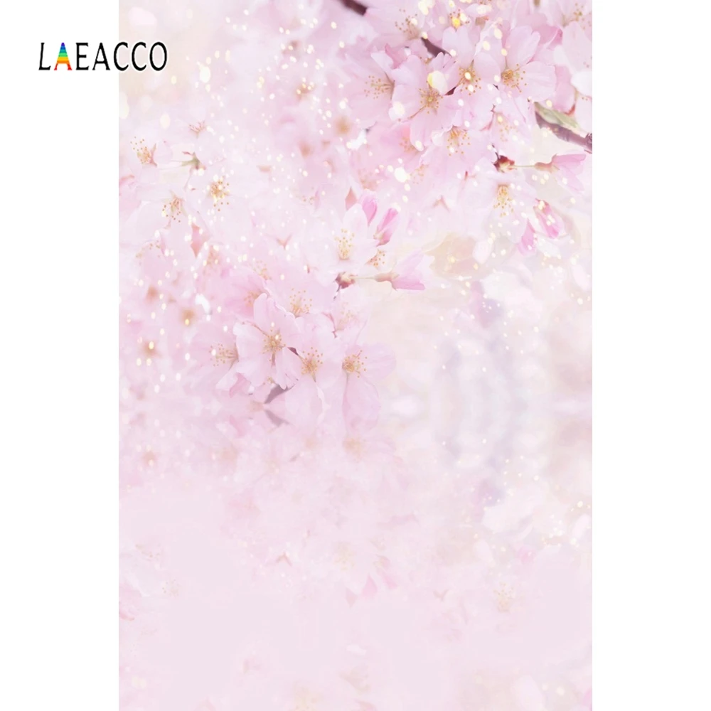 Весенний фон для детской фотосъемки с изображением розовых цветов | Электроника