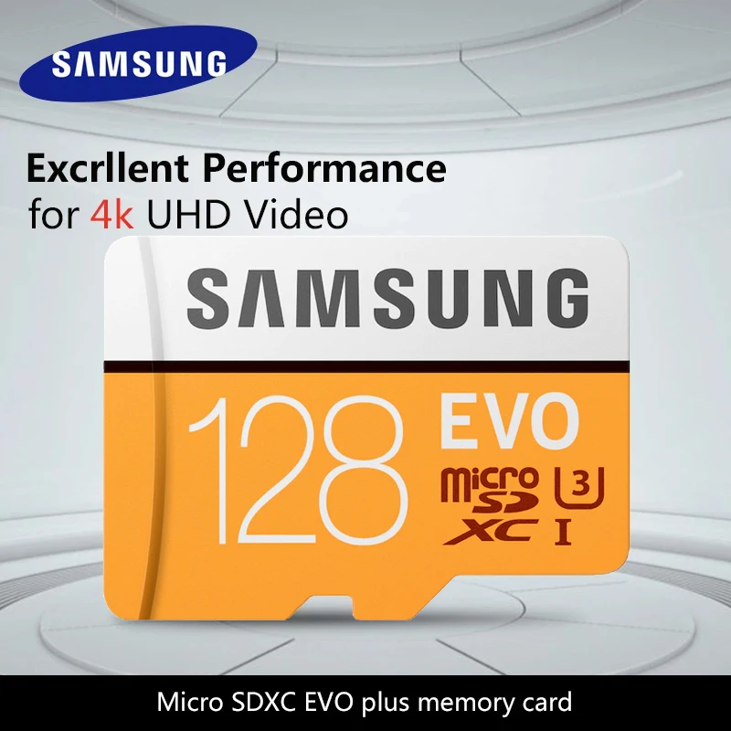 Карта памяти MicroSD Samsung EVO micro SD card 64 г 128 256G Class10 флэш карта C10 UHS I U1 / U3 4K TF карты|Карты