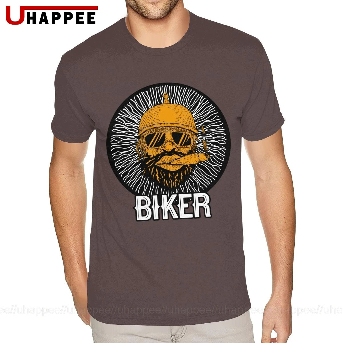 Мужская черная футболка с коротким рукавом и круглым вырезом|Мужские футболки| |