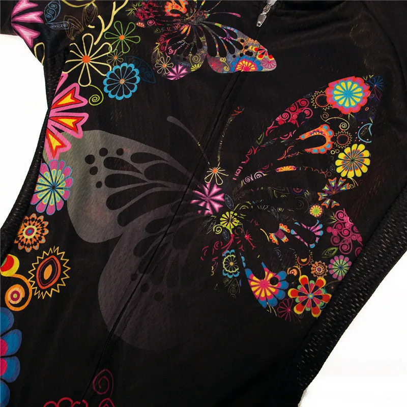 Женская велосипедная Джерси Weimostar с бабочками 2021 профессиональная одежда для