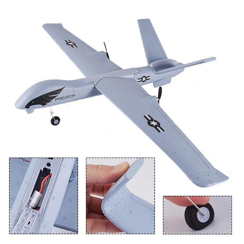 Z51 Predator RC самолет дистанционного управления 2 4G 2CH 660 мм размах крыльев EPP DIY планер