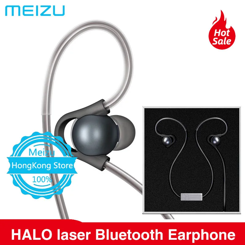 Meizu наушники Halo беспроводные наушники Bluetooth гарнитура Qualcomm apt-x HD стерео звук световая линия для meizu 16xs Note9 X8 C9