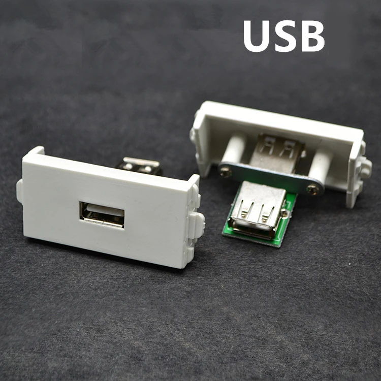 Настенная панель с портами HDMI + USB RJ45 Белая настенная сетевой кабель Cat6 Cat5e