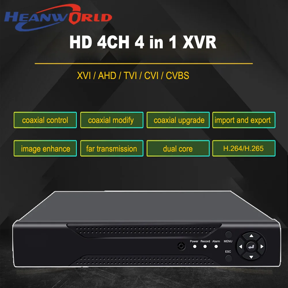 Heanworld 4 в 1 DVR 5MP HD 4CH 1080P аналоговый гибридный цифровой видеорегистратор 5.0MP ONVIF P2P