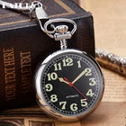 Часы карманные мужские, автоматические, светящиеся, с большим циферблатом