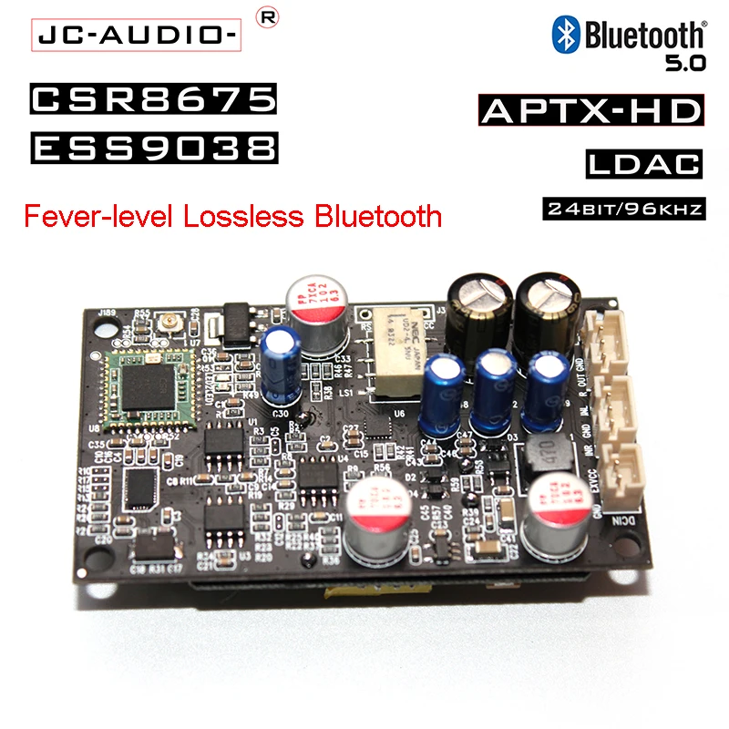 ESS9038 + CSR8675 Bluetooth fever decoder board supports APTX-HD / LDAC 5.0 reception | Электроника