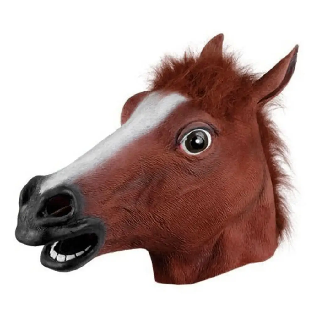 Подарок хит продаж facemask маска латексное животное костюм реквизит гангнам стиль