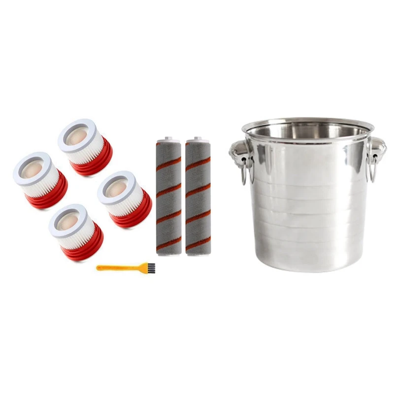 

For Xiaomi Dreame V9 V10 Hepa Filter Roller Brush Kit With Ice Punch Bucket Wine Beer Cooler Champagne Cooler