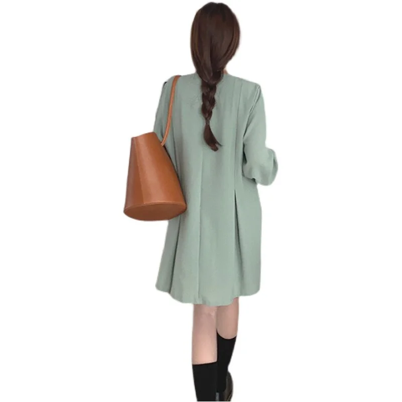 

Spring New Retro Hong Kong Style French Minority Design Dress Women's Korean Chic Short Western Style Small