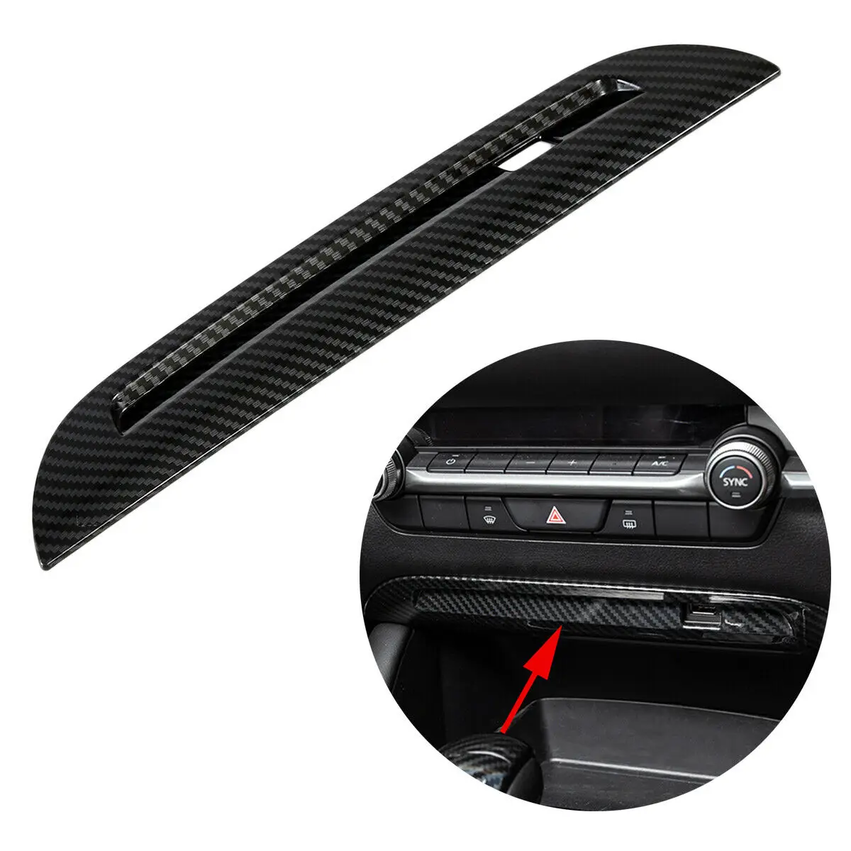 

Центральная панель управления консолью приборной панели, крышка USB-разъема, отделка для Mazda 3 Axela 2019 2020 2021, защита, декоративные аксессуары