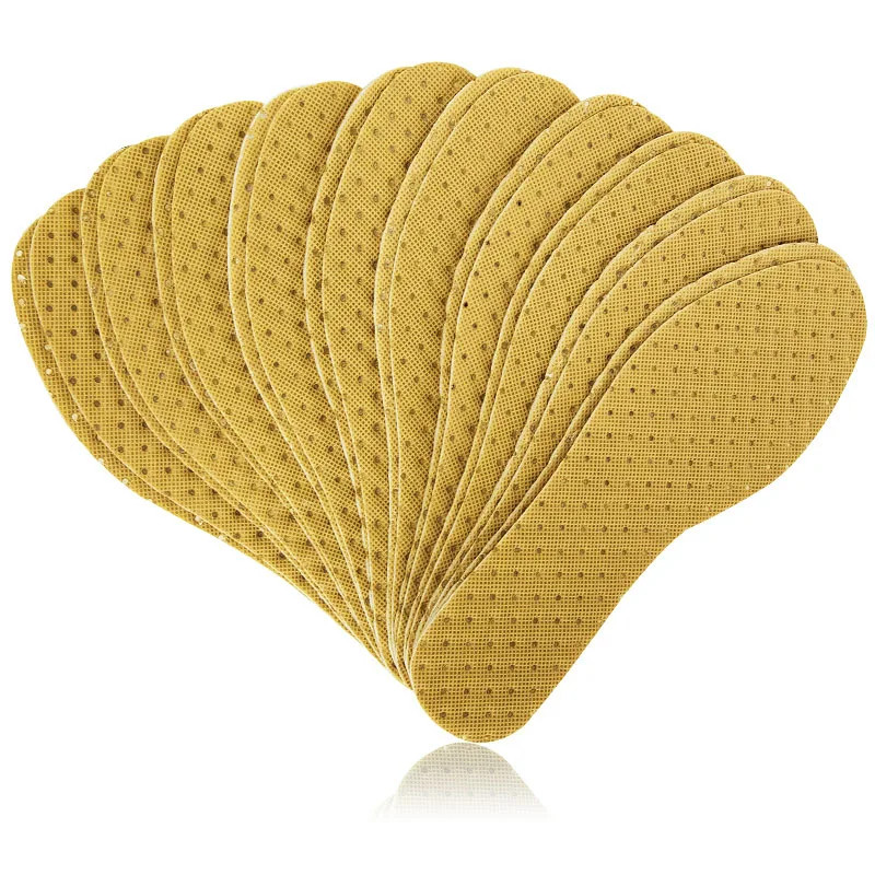 5 Pairs Deodorant Insoles Light Weight Shoes Pad Absorb-Sweat Breathable Bamboo Charcoal thin Sports Insoles Men Women