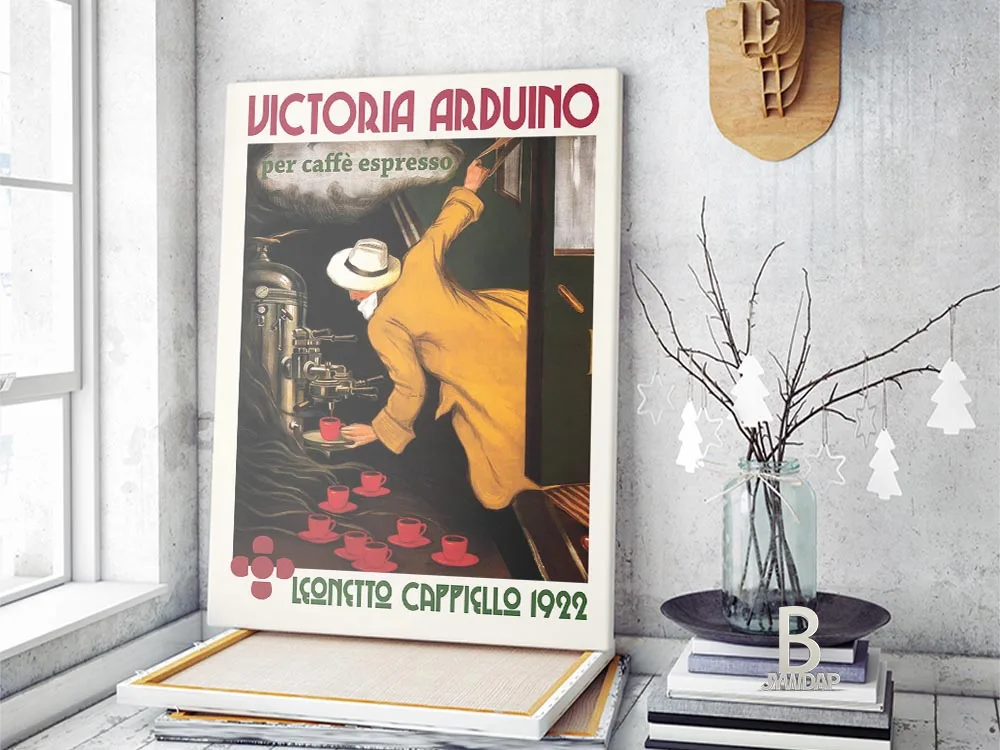 Известная картина маслом постер для Каффа эспрессо Виктория ардуино Картина на