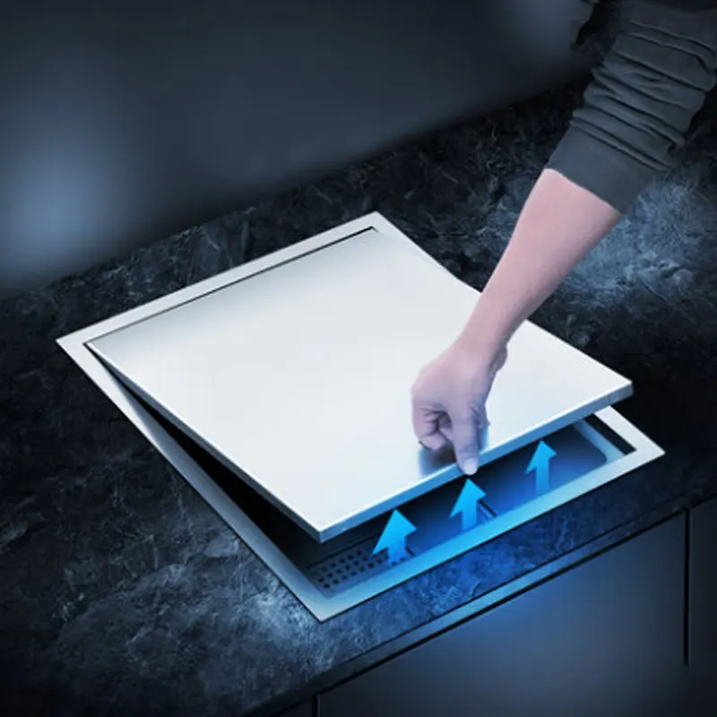 Нержавеющая сталь кухня Скрытая один слот маленький остров умный стелс бак с