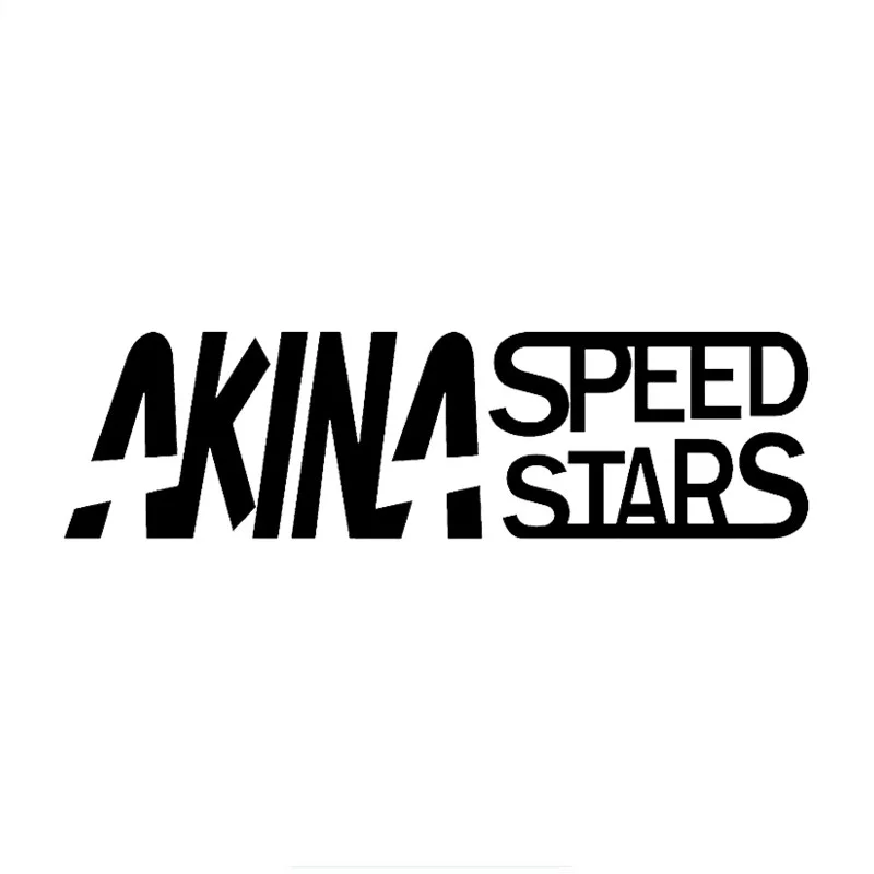 

JDM Initial D Lowered Racing AKINA SPEED STARS Car Sticker Decal Auto Reflective Waterproof Scratch-Proof Accessories KK 23*7cm