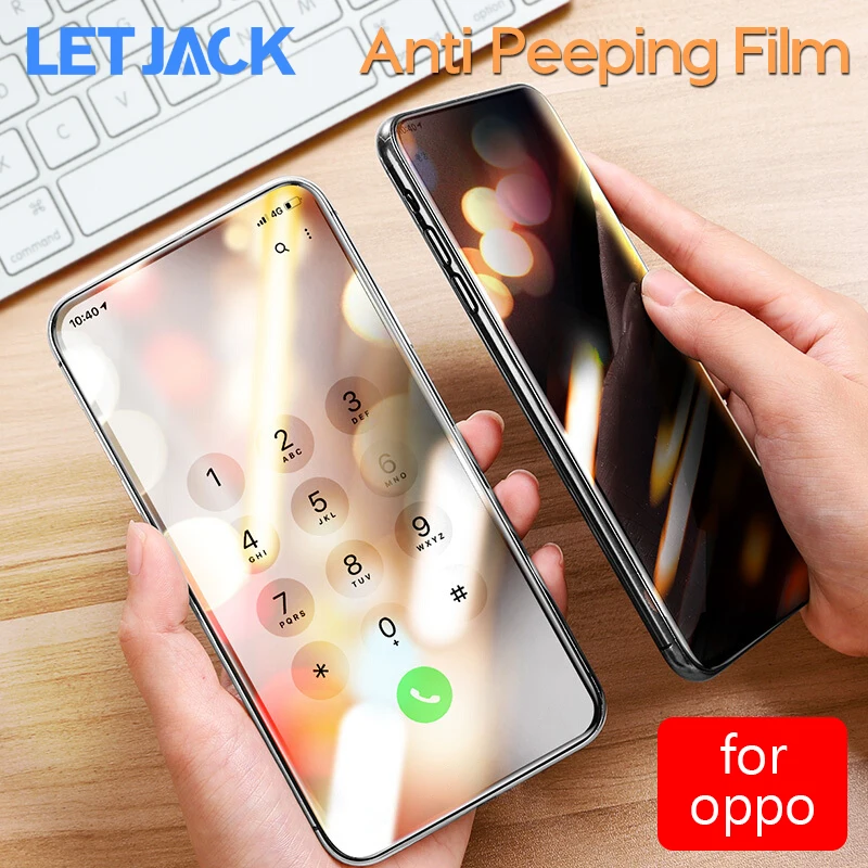 

Anti-Peep Privacy Screen Protector for OPPO Reno 2 3 10x Zoom A9 R17 F11 Pro Anti-spy Tempered Glass for OPPO R15x F7 A3 A83 A1K