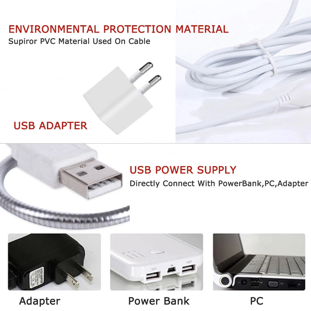 

1.2m USB Led Camping Lantern Tent Lamp 3W/5W/7W Portable Garden Lantern Bulb Outdoor Lighting Emergency Light For Home Yard Tent