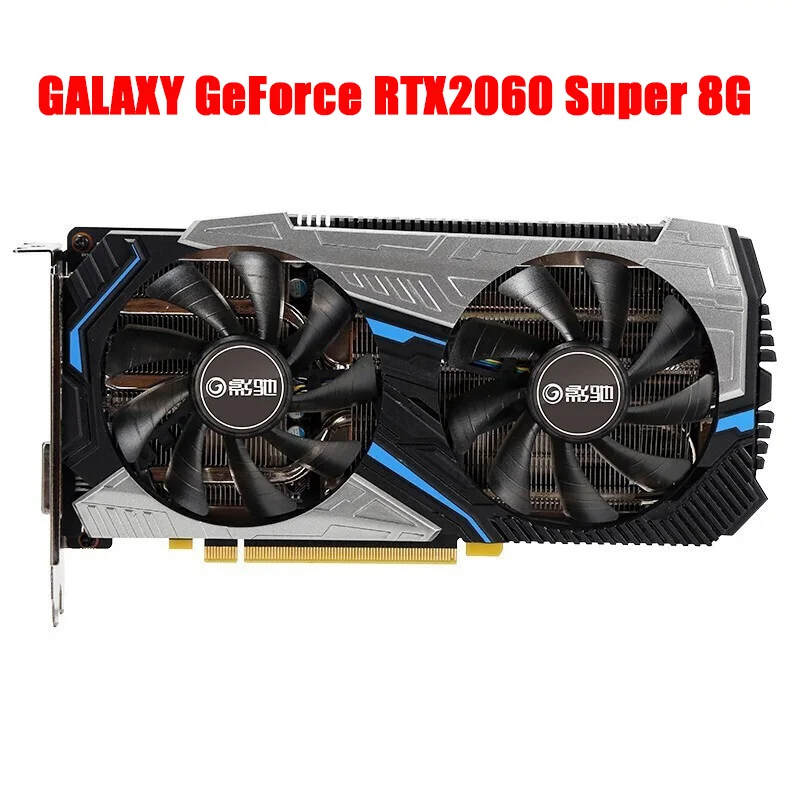 

Original GALAXY GeForce RTX2060 Super 8G Desktop Computer E-sports Gaming Graphics Card GDDR6 256bit 14000MHz Video Card
