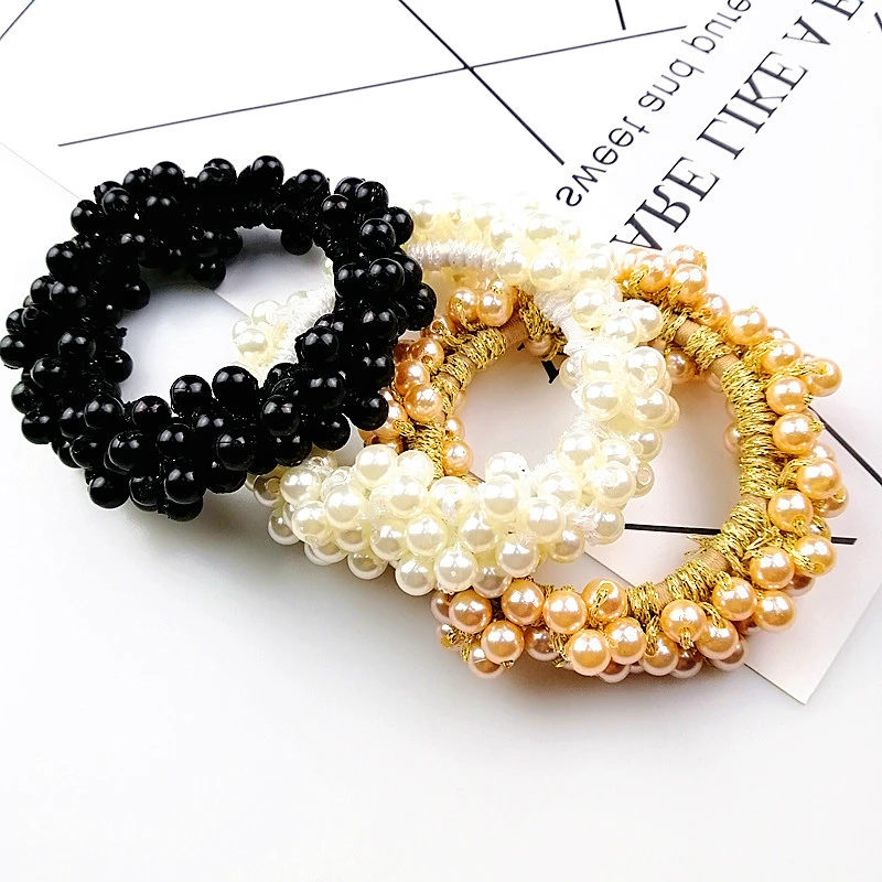 Женская повязка для волос с жемчужинами модная лента в стиле знаменитостей