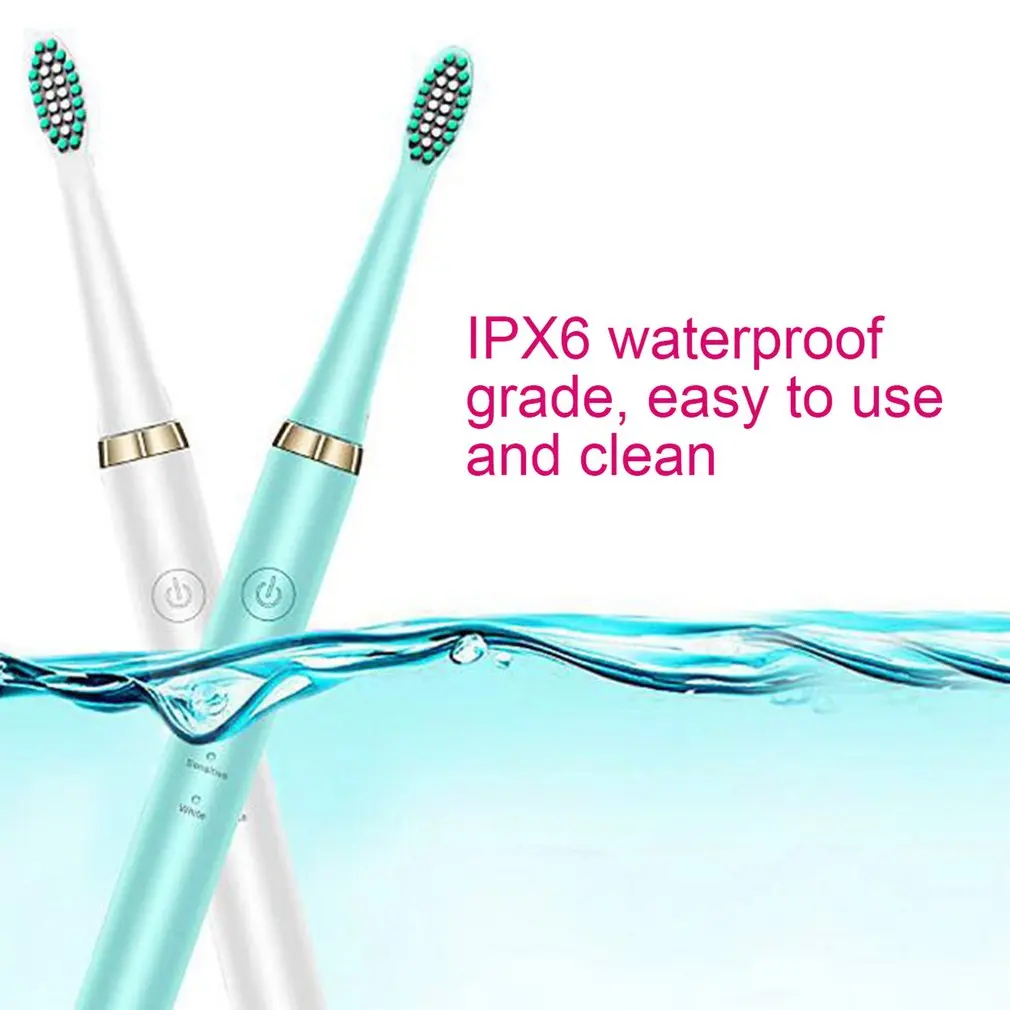 Multi-Function Tooth Cleaner Red Teeth Calculus Remover Can Change Head Cleaning Whitening Electric Toothbrush | Бытовая техника