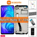 ЖК-дисплей 6,53 дюйма для Xiaomi Redmi Note 9, сенсорный экран для Redmi Note9, M2003J15SC, M2003J15SG, Redmi10X, с рамкой, оригинал