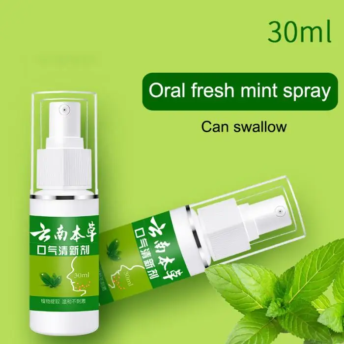 

Herbal Breath Freshener Mouth Oral Spray Oral Odor Halitosis Treatment Spray Refresher Oral Care Spray Bad Mouth Treatment