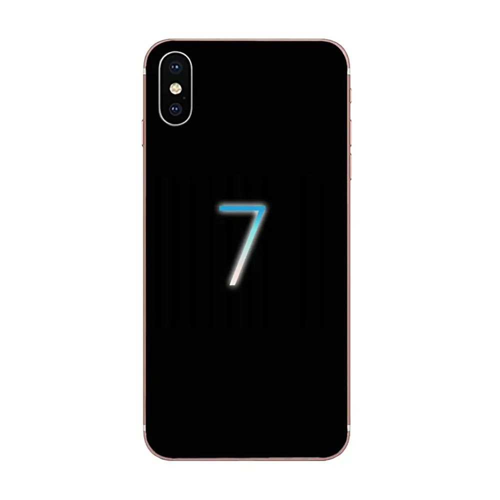Стильный силиконовый чехол для телефона Lucky Number 7 Galaxy J1 J2 J3 J330 J4 J5 J6 J7 J730 J8 2015 2016 2017