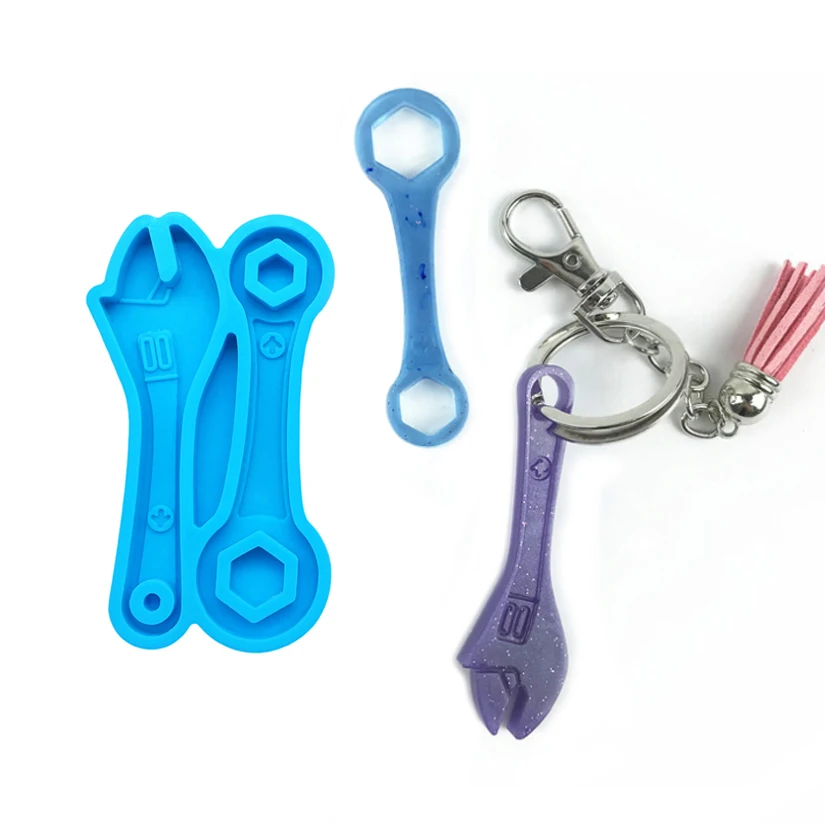 

Spanner Wrench Silicone Sugarcraft Mold Resin Tools Cupcake Chocolate Baking Mold Fondant Cake Decorating Tools