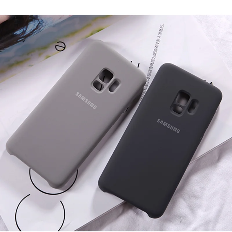 Чехол для телефона Samsung Galaxy S9 Plus + G965 SM-G965F G965FD G960 SM-G960F чехол из жидкого силикона