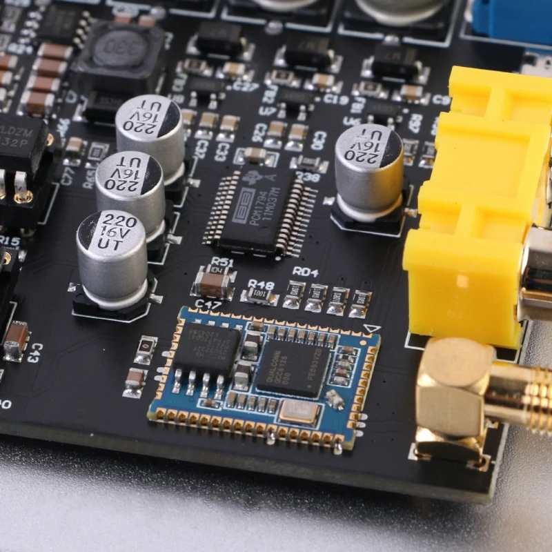 Hi-Fi PCM1794 USB ЦАП Плата QCC5125 APTX LDAC Bluetooth-совместимая 5 1 24 бит 96 кГц RCA 3 мм аудио декодер