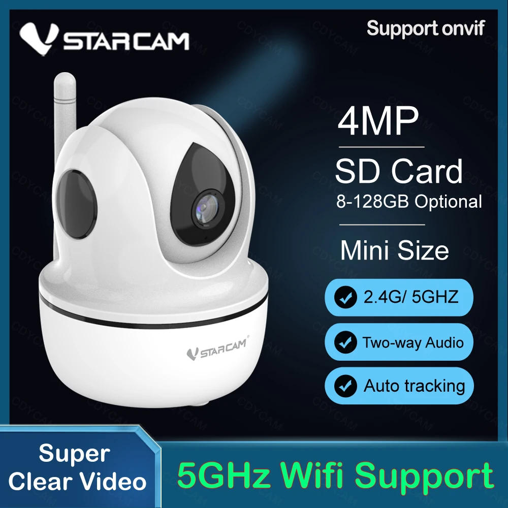 

Vstarcam CS26Q 4MP Wireless IP Camera 1440P IR CCTV WiFi Home Surveillance Security Camera System Indoor PTZ Camera baby monitor