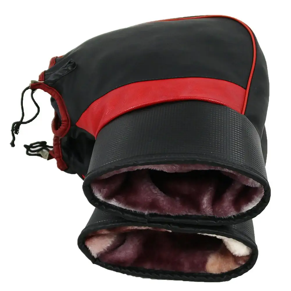 

Motorcycle Gloves Handlebar Levers Gloves Scooter Hand Bar Winter Gloves ATV Fur Mitts Motorbike Quad Bike Waterproof