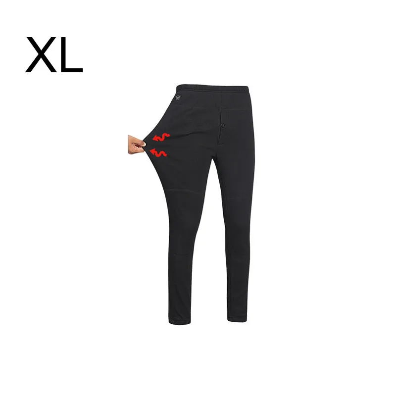 Men XL Теплые кальсоны с электрическим подогревом для мужчин и женщин, с USB подогревом, базовый слой, эластичные кальсоны, утепленное нижнее белье с подогревом для кемпинга, пеших прогулок - Цвет: Men XL