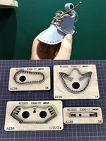 hand made small shoes cutting diesmini leather shoes knife mould rcidos japan steel bladesole size 7938mm4pcs plate die