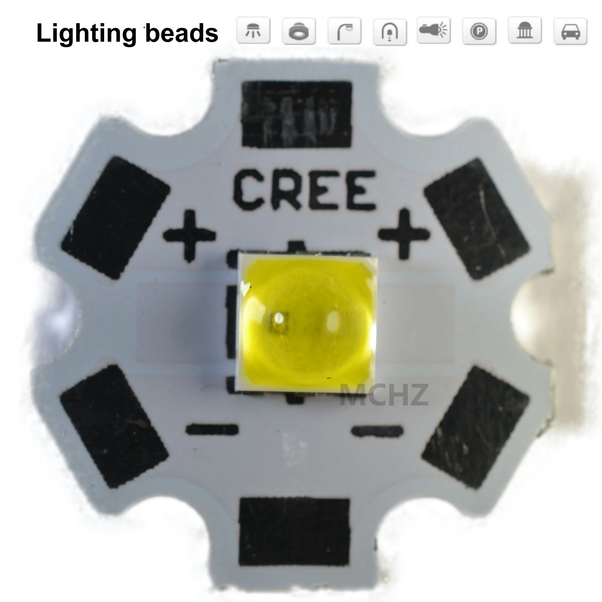 20 шт. 5060 мощность 3 Вт Cree XPE XP E /XTE XT E/XPG G 3535 светодиодная печатная плата алюминиевая