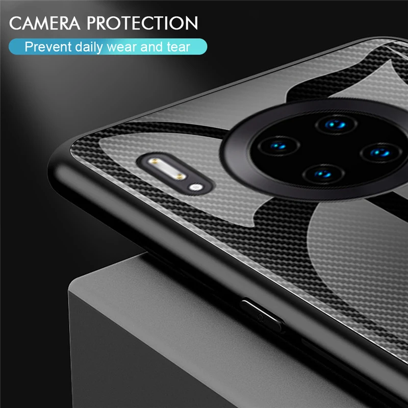 Для Huawei Mate 30 Nova 5 5I P30 P20 Lite Pro Y9 Prime 2019 Модный чехол из закаленного стекла для